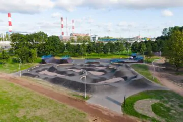 Скейт-парк и&nbsp;памп-трек в&nbsp;парке Авиаторов (СПб) превью 1
