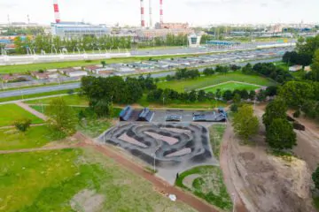 Скейт-парк и&nbsp;памп-трек в&nbsp;парке Авиаторов (СПб) превью 1