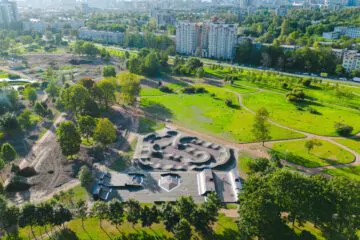 Скейт-парк и&nbsp;памп-трек в&nbsp;парке Авиаторов (СПб) превью 1