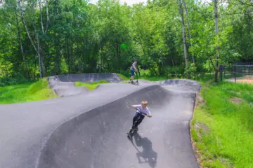 Асфальтовый памп-трек Покровское-Стрешнево (Москва) превью 1