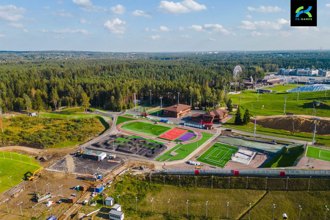 Асфальтовый памп-трек в&nbsp;Охта Парке фото 21