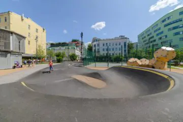 Асфальтовый памп-трек Цветной бульвар (Москва) превью 1