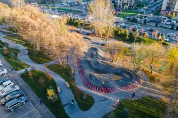 Асфальтовый памп-трек и&nbsp;скейт-парк в&nbsp;Красноярске превью 1
