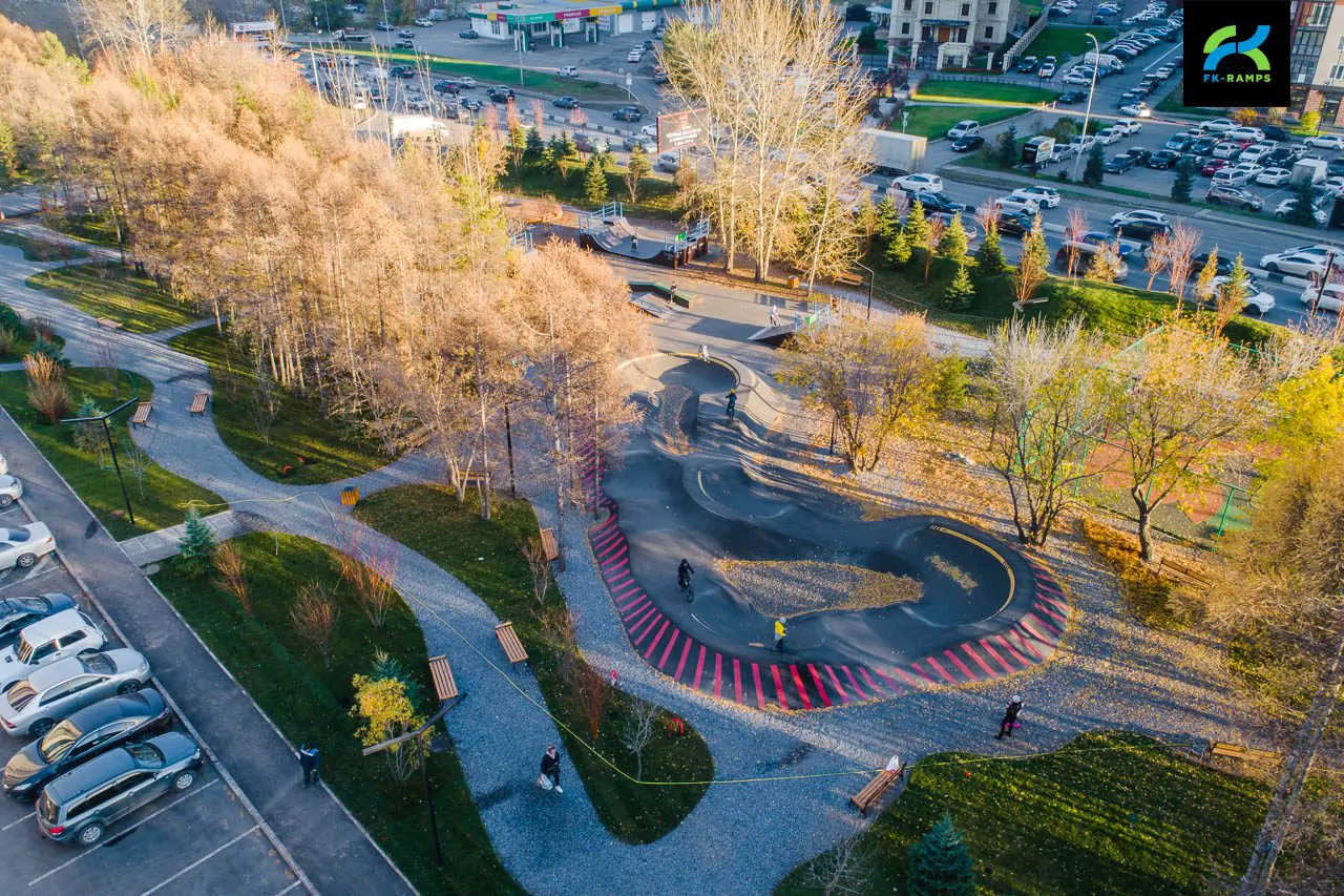 Асфальтовый памп-трек и&nbsp;скейт-парк в&nbsp;Красноярске фото 7