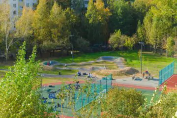 Асфальтовый памп-трек на&nbsp;ул. Молостовых Москва превью 1
