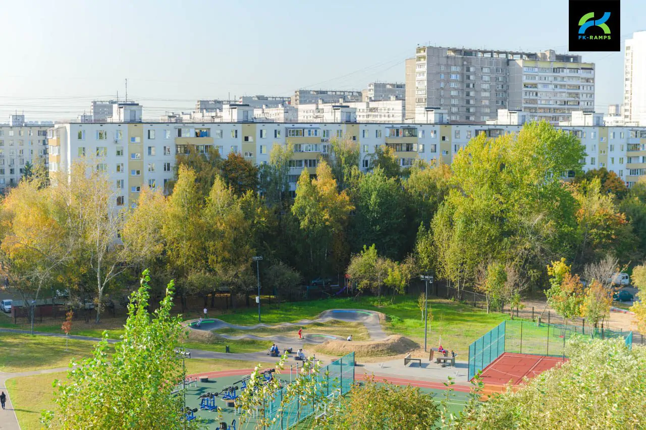 Асфальтовый памп-трек на&nbsp;ул. Молостовых Москва фото 7