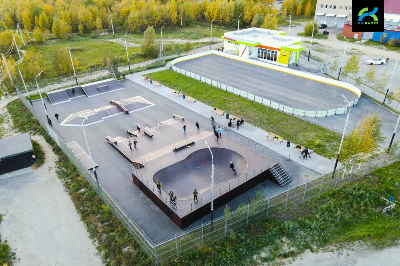 Каркасный скейт-парк в&nbsp;Нижневартовске фото 5