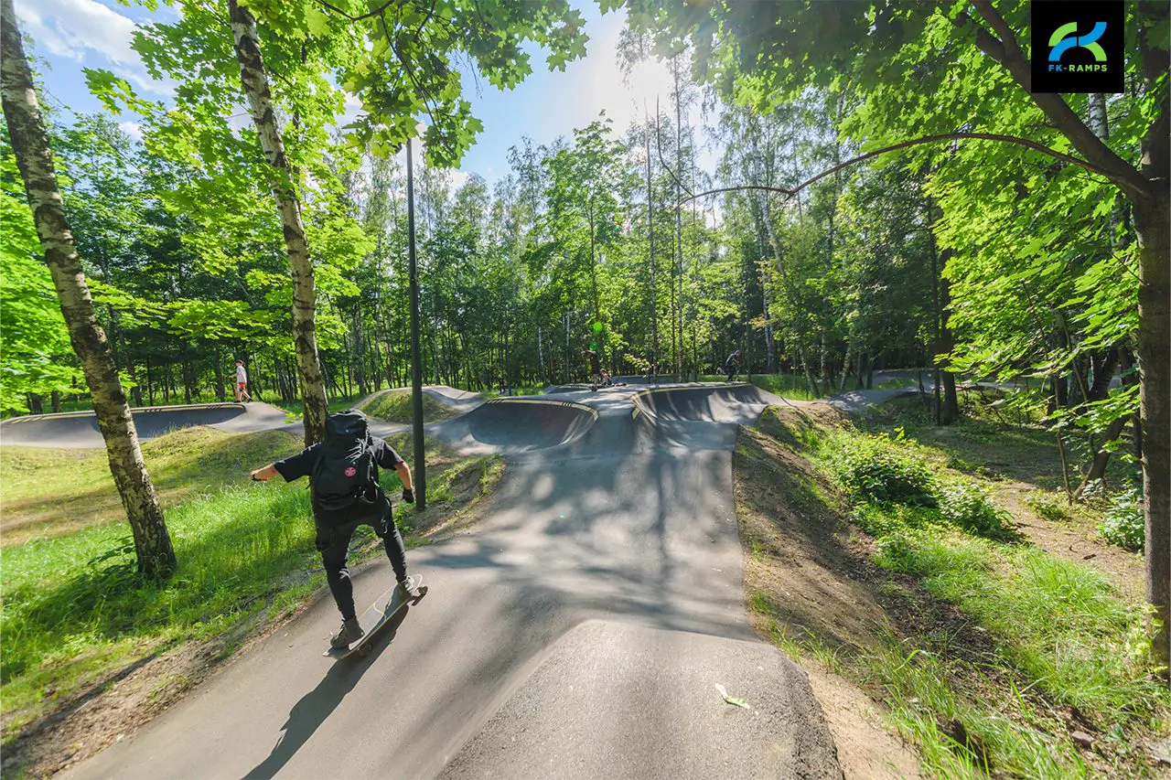 Скейт-парк и&nbsp;памп-трек в&nbsp;Кусково (Москва) фото 29