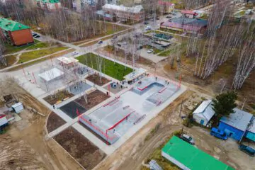 Бетонный скейт-парк в&nbsp;Стрежевом, Томская область превью 1