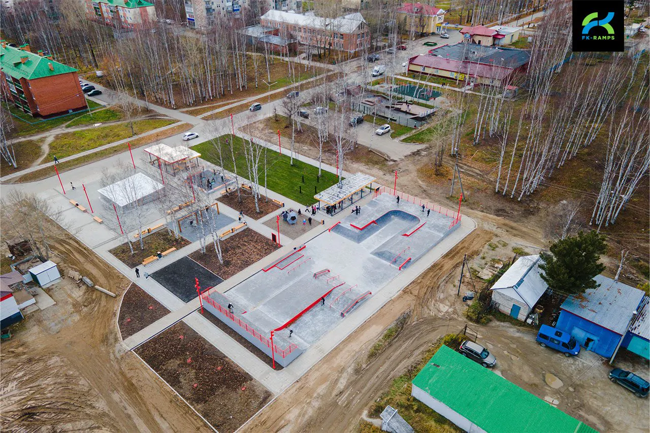 Бетонный скейт-парк в&nbsp;Стрежевом, Томская область фото 13