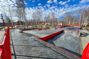 Бетонный скейт-парк в&nbsp;Стрежевом, Томская область превью 1