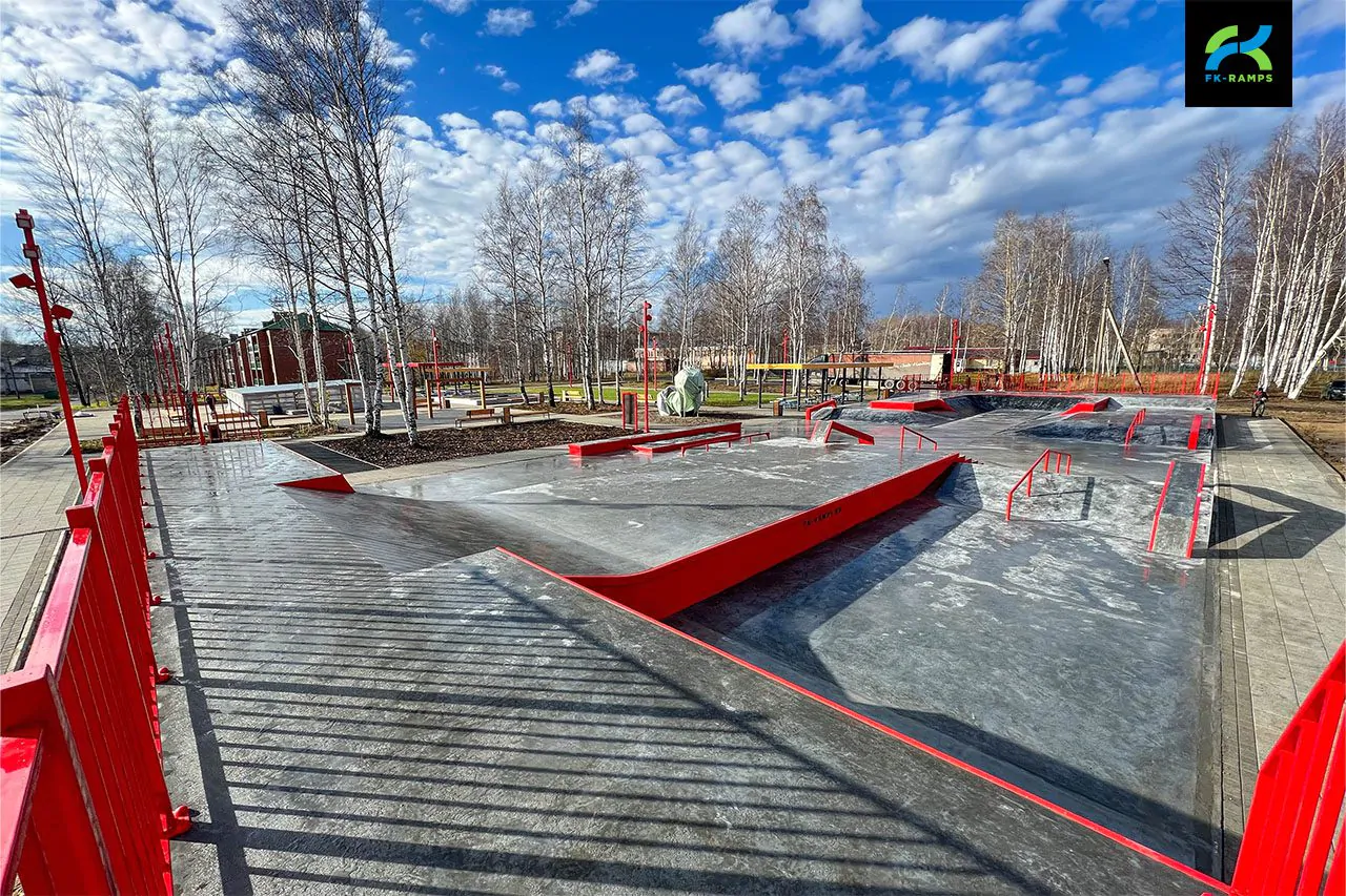 Бетонный скейт-парк в&nbsp;Стрежевом, Томская область фото 8
