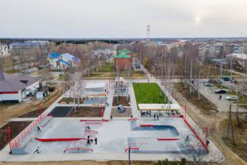 Бетонный скейт-парк в&nbsp;Стрежевом, Томская область превью 1
