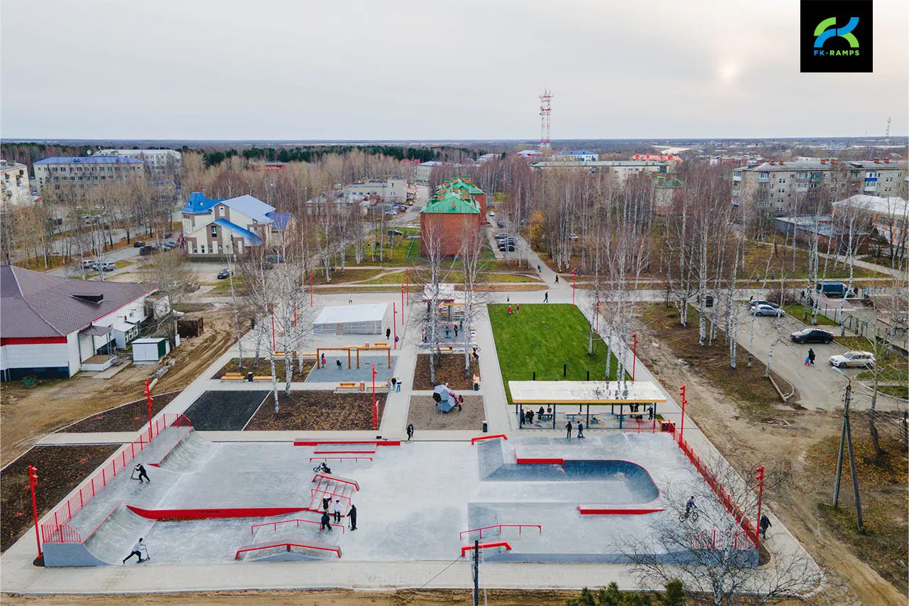Бетонный скейт-парк в&nbsp;Стрежевом, Томская область фото 10