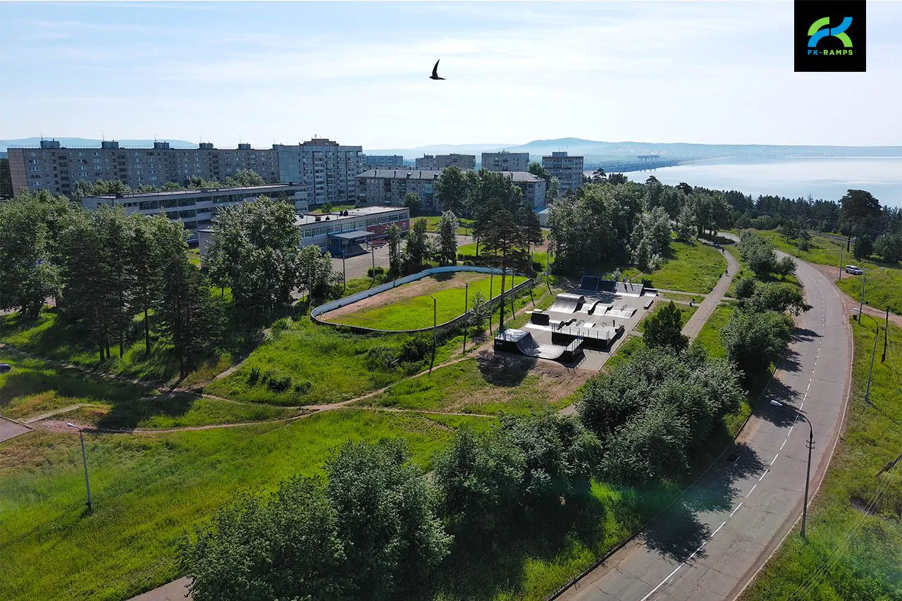 Каркасный скейт-парк в&nbsp;Братске Гидростроитель фото 20