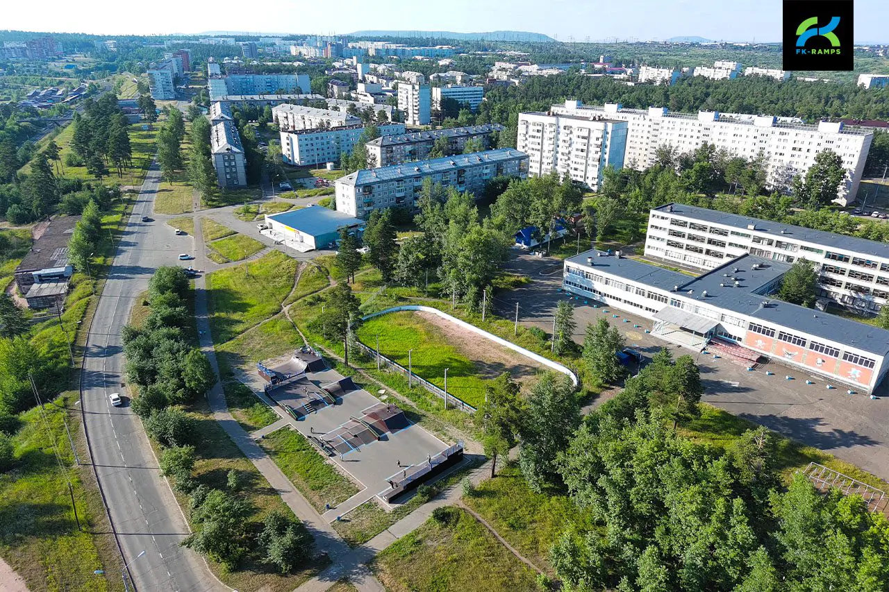 Каркасный скейт-парк в&nbsp;Братске Гидростроитель фото 2