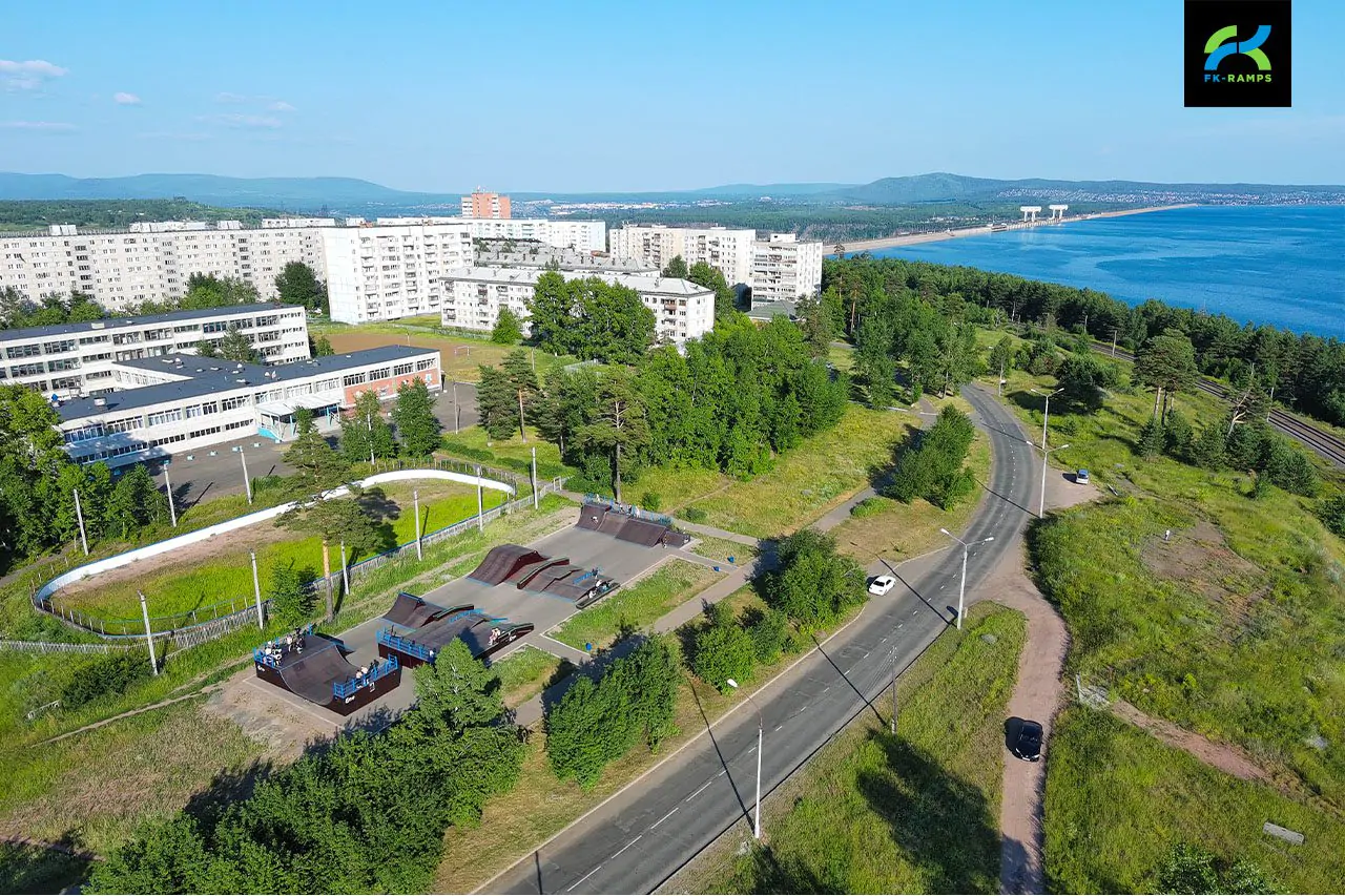 Каркасный скейт-парк в&nbsp;Братске Гидростроитель фото 4