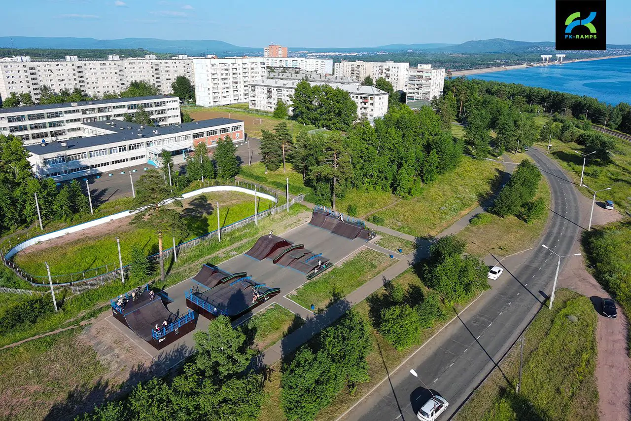 Каркасный скейт-парк в&nbsp;Братске Гидростроитель фото 5