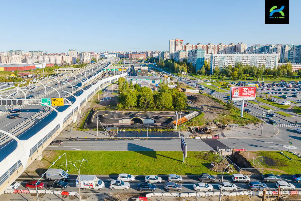 Памп-трек FK-ramps на ул. Оптиков (Петербург) фото 30
