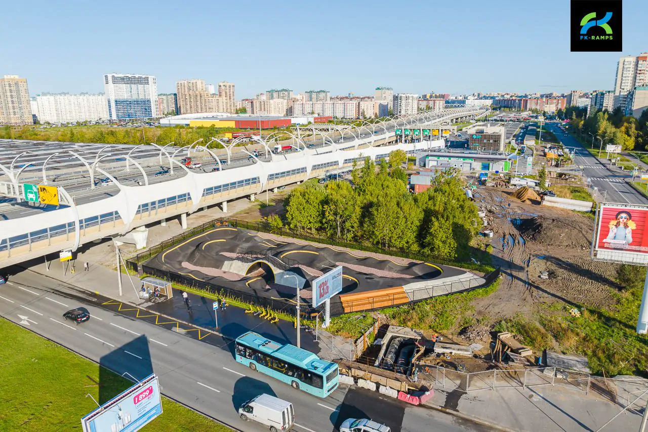Памп-трек FK-ramps на ул. Оптиков (Петербург) фото 32