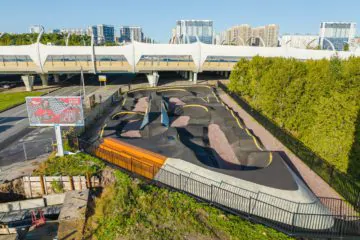 Памп-трек FK-ramps на ул. Оптиков (Петербург) превью 1