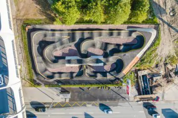 Памп-трек FK-ramps на ул. Оптиков (Петербург) превью 1