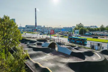 Памп-трек FK-ramps на ул. Оптиков (Петербург) превью 1