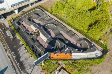 Памп-трек FK-ramps на ул. Оптиков (Петербург) превью 1