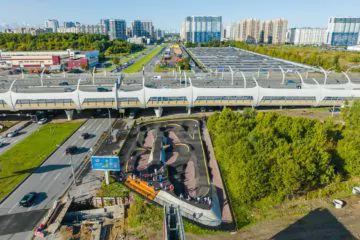 Памп-трек FK-ramps на ул. Оптиков (Петербург) превью 1