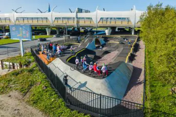 Памп-трек FK-ramps на ул. Оптиков (Петербург) превью 1