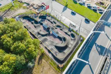 Памп-трек FK-ramps на ул. Оптиков (Петербург) превью 1