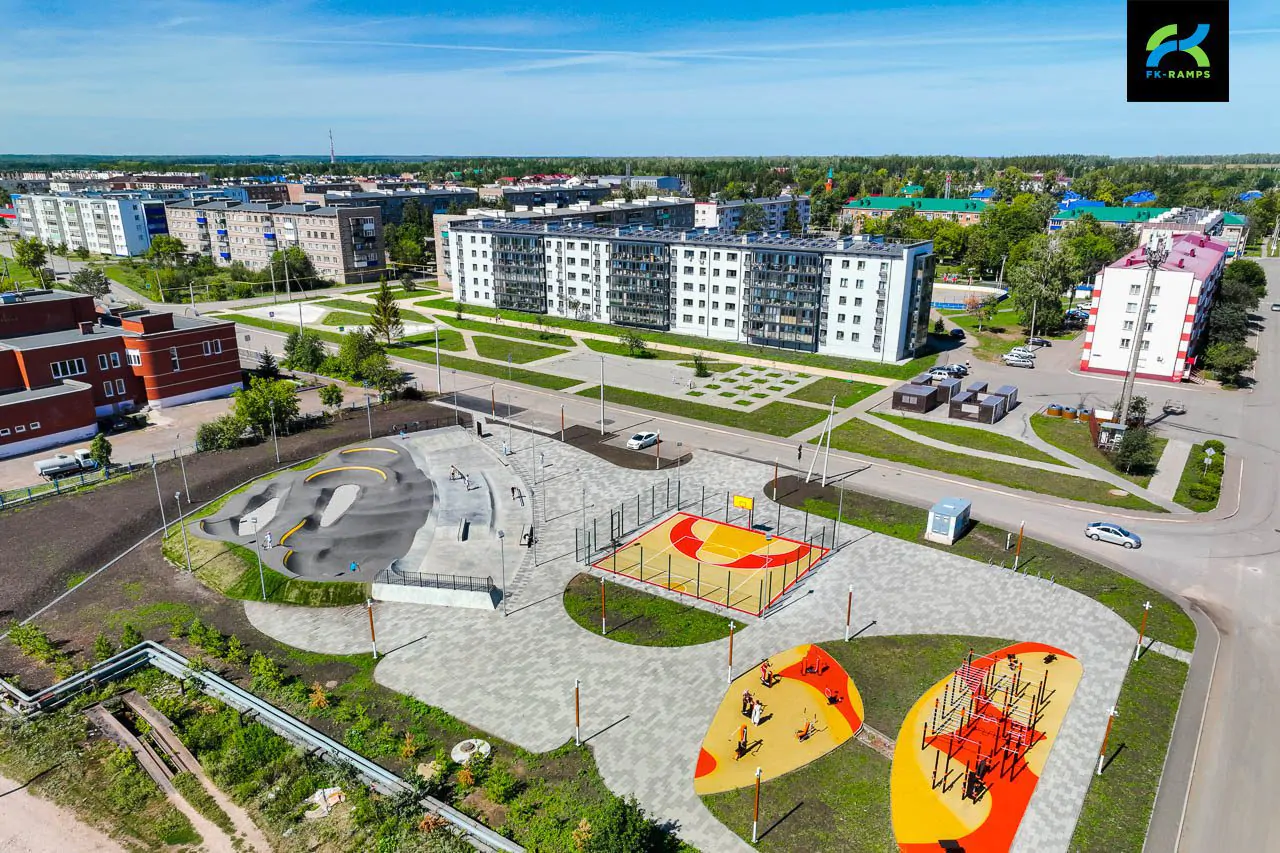 Скейт-парк и&nbsp;памп-трек в&nbsp;Актюбинском (Татарстан) фото 11