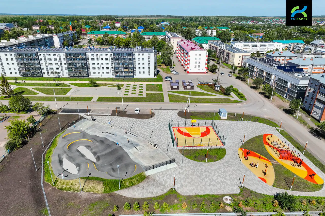 Скейт-парк и&nbsp;памп-трек в&nbsp;Актюбинском (Татарстан) фото 12