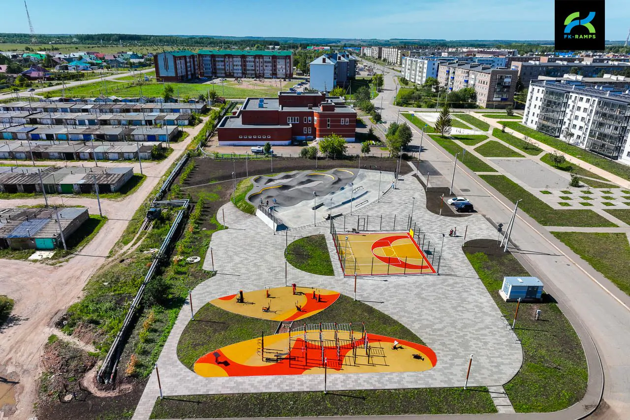 Скейт-парк и&nbsp;памп-трек в&nbsp;Актюбинском (Татарстан) фото 15