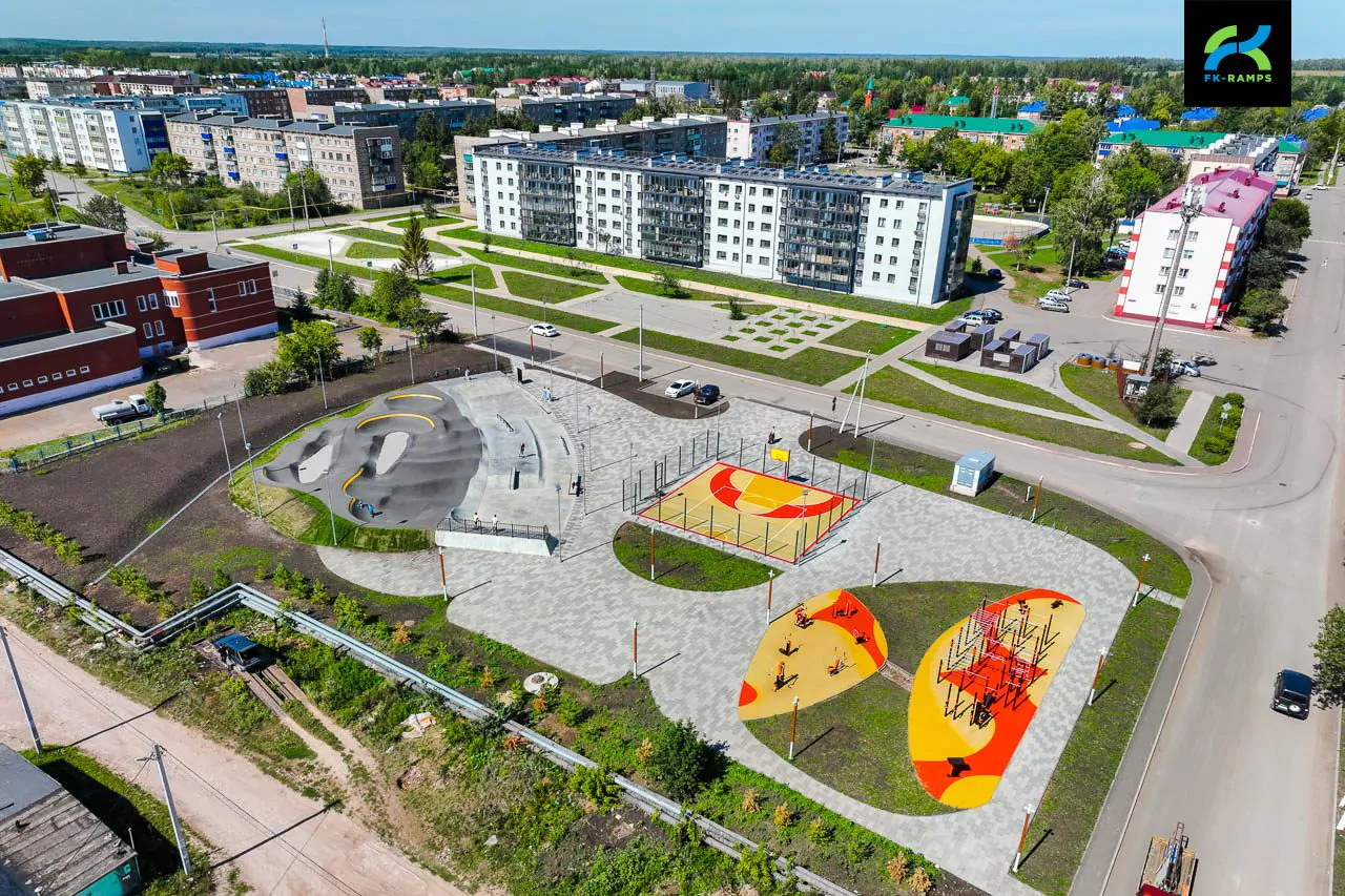 Скейт-парк и&nbsp;памп-трек в&nbsp;Актюбинском (Татарстан) фото 16