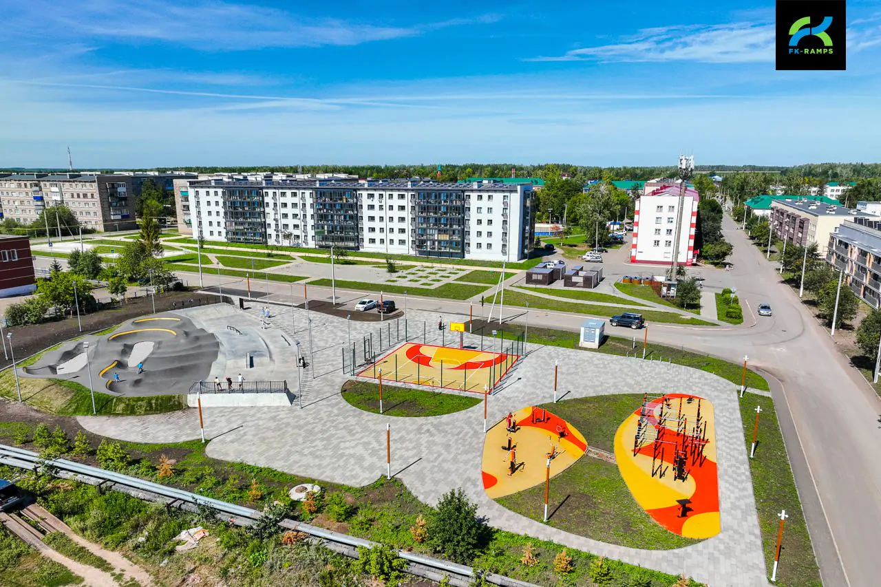 Скейт-парк и&nbsp;памп-трек в&nbsp;Актюбинском (Татарстан) фото 17