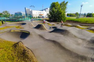Асфальтовый памп-трек на&nbsp;пляже Белгорода превью 1