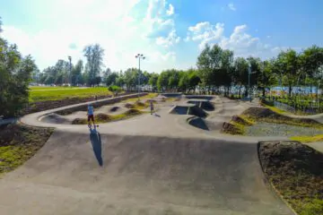 Асфальтовый памп-трек на&nbsp;пляже Белгорода превью 1