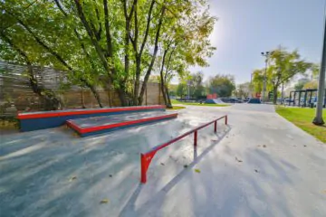 Скейт-парк и памп-трек на ул. Башиловской Москва превью 1