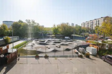 Скейт-парк и памп-трек на ул. Башиловской Москва превью 1