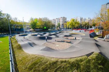 Скейт-парк и памп-трек на ул. Башиловской Москва превью 1