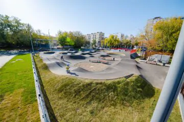 Скейт-парк и памп-трек на ул. Башиловской Москва превью 1