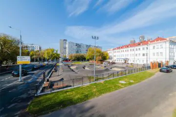 Скейт-парк и памп-трек на ул. Башиловской Москва превью 1