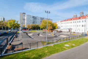 Скейт-парк и памп-трек на ул. Башиловской Москва превью 1