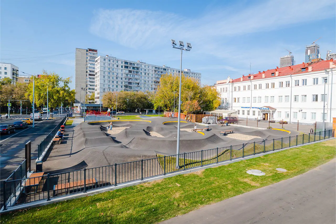 Скейт-парк и памп-трек на ул. Башиловской Москва фото 29