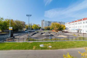 Скейт-парк и памп-трек на ул. Башиловской Москва превью 1