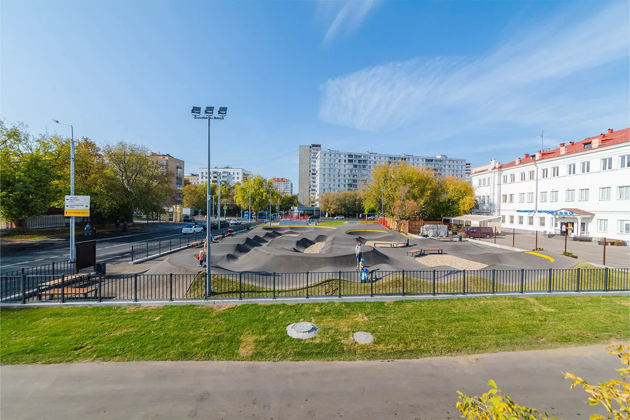 Скейт-парк и памп-трек на ул. Башиловской Москва фото 30