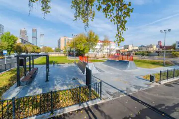 Скейт-парк и памп-трек на ул. Башиловской Москва превью 1