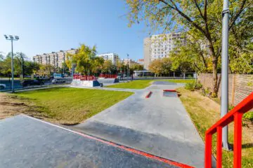 Скейт-парк и памп-трек на ул. Башиловской Москва превью 1