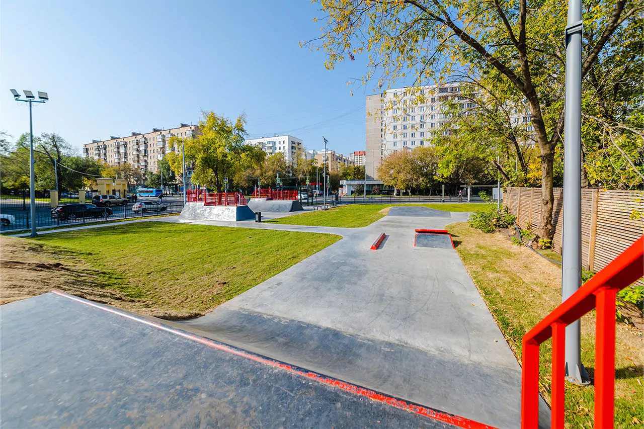 Скейт-парк и памп-трек на ул. Башиловской Москва фото 7